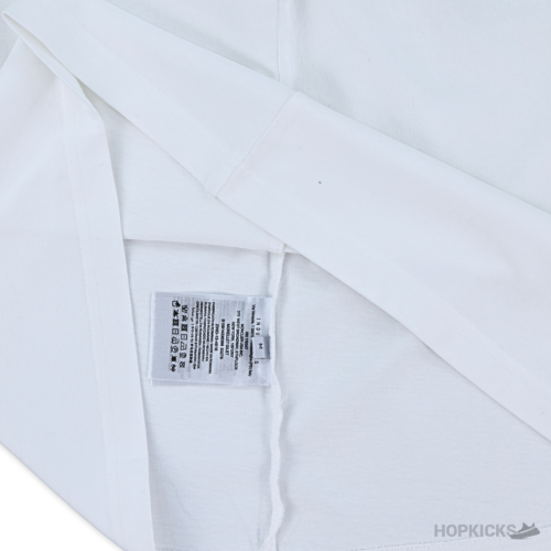Gucci Dripping Logo Embroidered White T-Shirt (Imported Premium Finish)