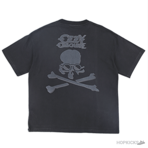 Mastermind Skull Printed Distressed Black T-Shirt (Imported Premium Finish)