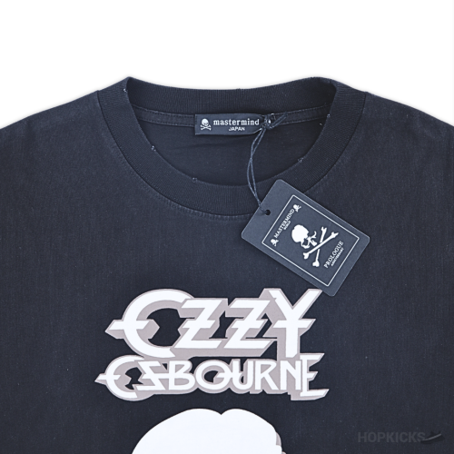 Mastermind Skull Printed Distressed Black T-Shirt (Imported Premium Finish)