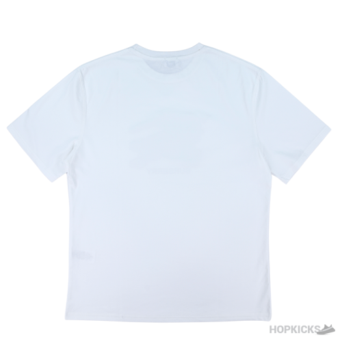 Burberry Log Patched White T-Shirt (Imported Premium Finish)