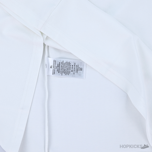 Burberry Log Patched White T-Shirt (Imported Premium Finish)