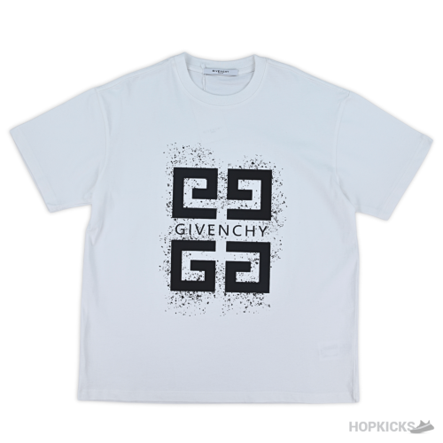 Givenchy Printed Logo White T-Shirt (Imported Premium Finish)