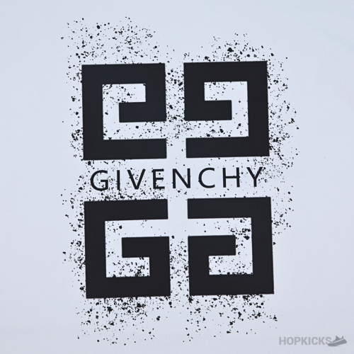 Givenchy Printed Logo White T-Shirt (Imported Premium Finish)