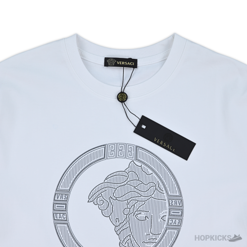 Versace Printed White T-Shirt (Imported Premium Finish)