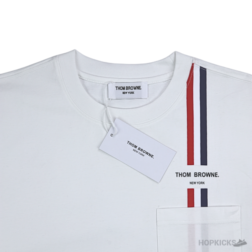 Thom Browne Tri Strip Printed T-Shirt (Imported Premium Finish)
