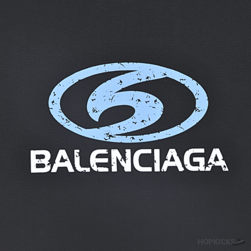 Balenciaga Printed Black T-Shirt (Imported Premium Finish)