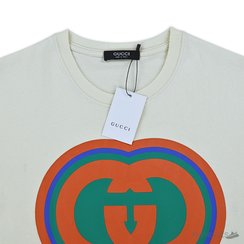 Gucci Printed Yellow T-Shirt (Imported Premium Finish)