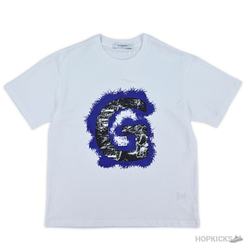 Givenchy G Printed White T-Shirt (Imported Premium Finish)
