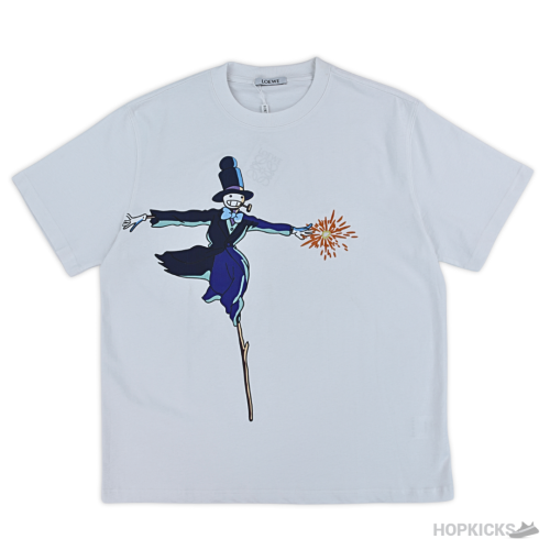 Loewe x Studio Ghibli Howl's Moving Castle Turnip Hud White T-Shirt (Imported Premium Finish)