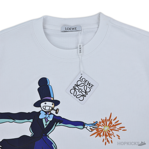 Loewe x Studio Ghibli Howl's Moving Castle Turnip Hud White T-Shirt (Imported Premium Finish)