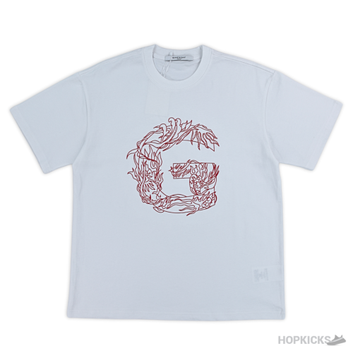 Givenchy Monogram Embroidered Logo New T-Shirt (Imported Premium Finish)