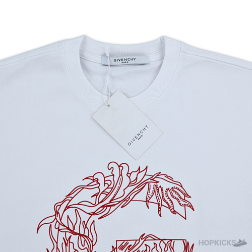 Givenchy Monogram Embroidered Logo New T-Shirt (Imported Premium Finish)