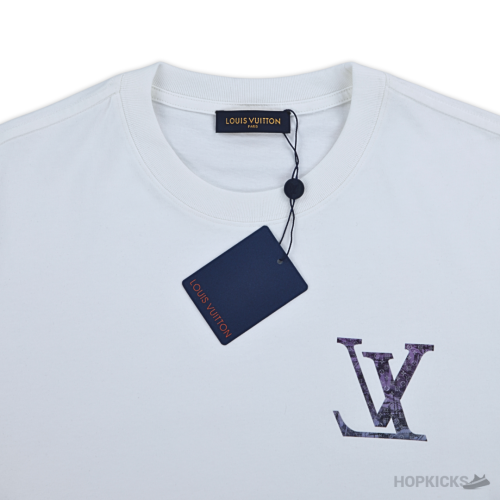 LV Flipped Monogram Embroidered Logo New T-Shirt (Imported Premium Finish)