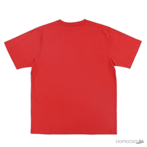 Christian Dior Couture Embroidered Red T-Shirt (Imported Premium Finish)
