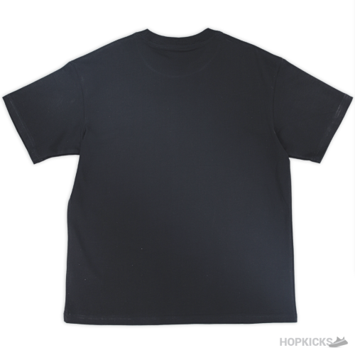 Hermes Logo Printed Black T-Shirt (Imported Premium Finish)