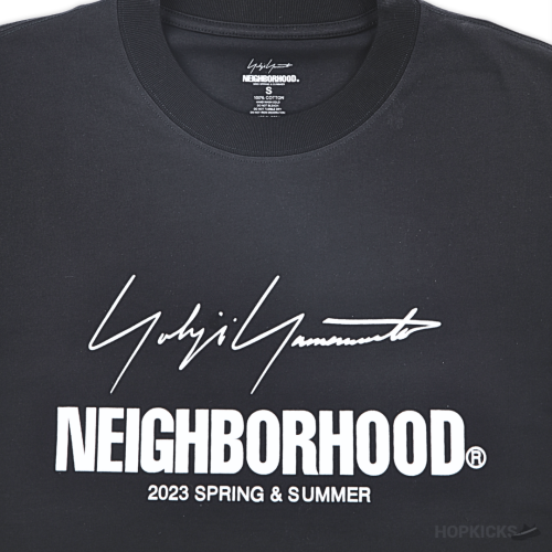 Neighborhood x Yohji Yamamoto Black T-Shirt (Imported Premium Finish)