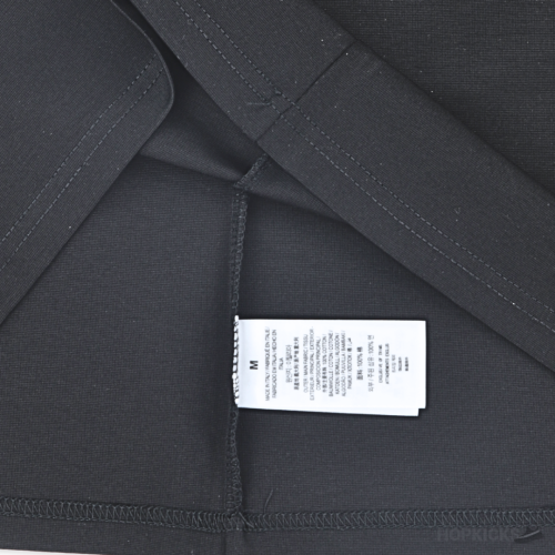 Descente Logo Reflected Printed Black T-Shirt (Imported Premium Finish)