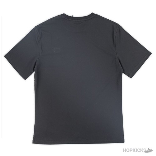 D&G Badge Logo Stitched Black T-Shirt (Imported Premium Finish)