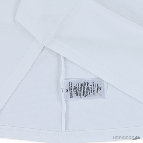 LV Flower Printed White T-shirt (Imported Premium Finish)
