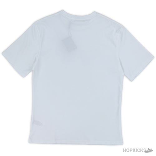 Prada Multi Dimensional Logo Printed White T-Shirt (Imported Premium Finish)