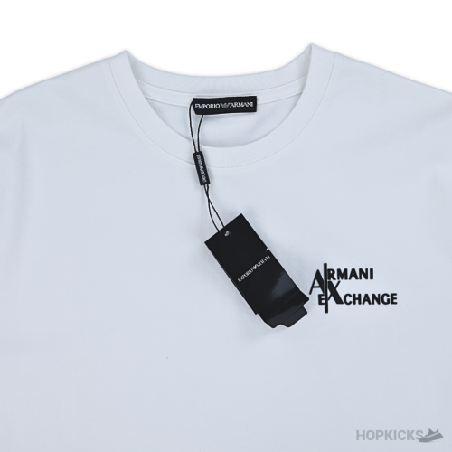 Armani Exchange Logo White T-Shirt (Imported Premium Finish)