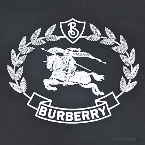 Burberry Plain Logo Printed Black T-Shirt (Imported Premium Finish)