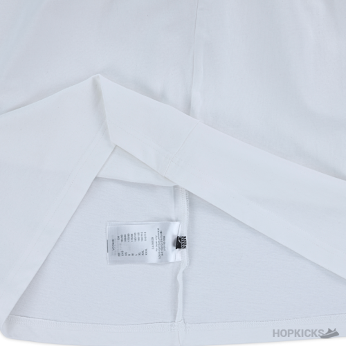 LV Sea Shell Badge Printed White T-Shirt (Imported Premium Finish)