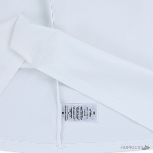 Burberry Plain Name Printed White T-Shirt (Imported Premium Finish)