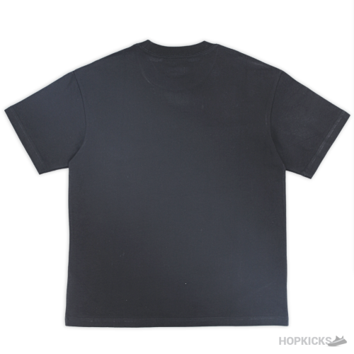 Hermes Multiple Horses Printed Black T-Shirt (Imported Premium Finish)