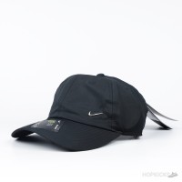Nike Futura Silver Swoosh Black Cap