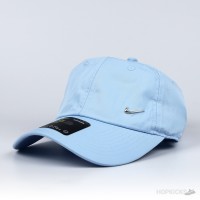 Nike Futura Silver Swoosh Blue Cap