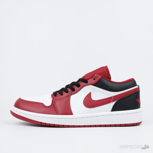 Air Jordan 1 Low 'Bulls' Gym Red White Black