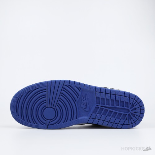 "Air Jordan 1 Low Light Smoke Grey and Dark Marina  Blue [Without box]"