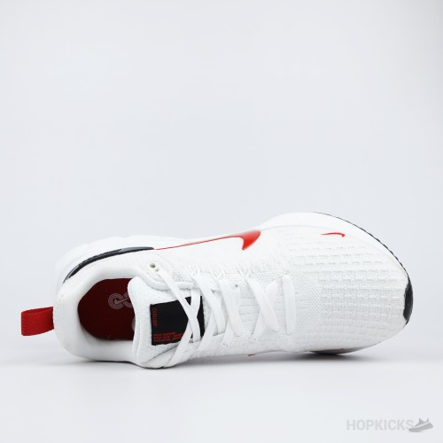Nike React Infinity Run Flyknit 3 White Red [Without box]