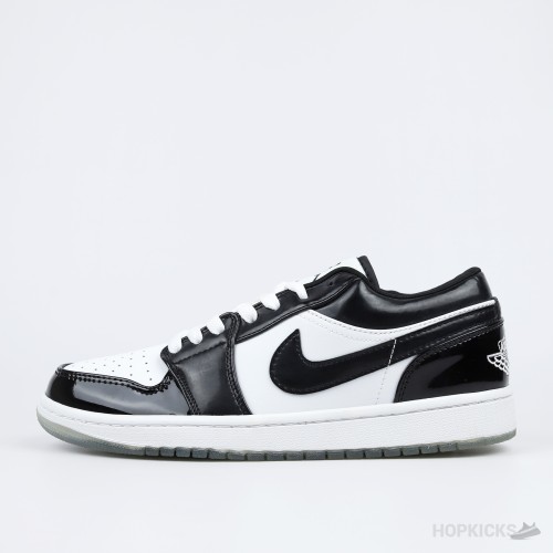 "Air Jordan 1 Low ""Panda patent leather finish""   [Without box]"