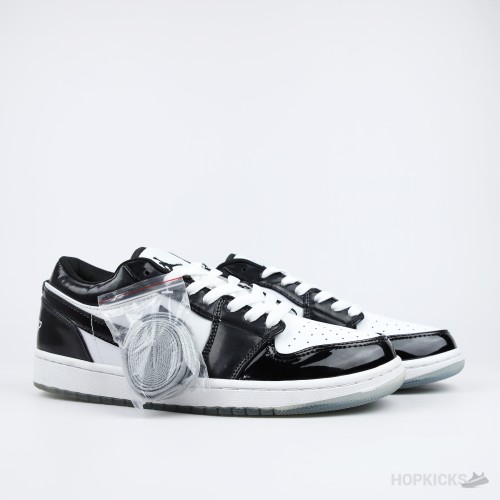"Air Jordan 1 Low ""Panda patent leather finish""   [Without box]"