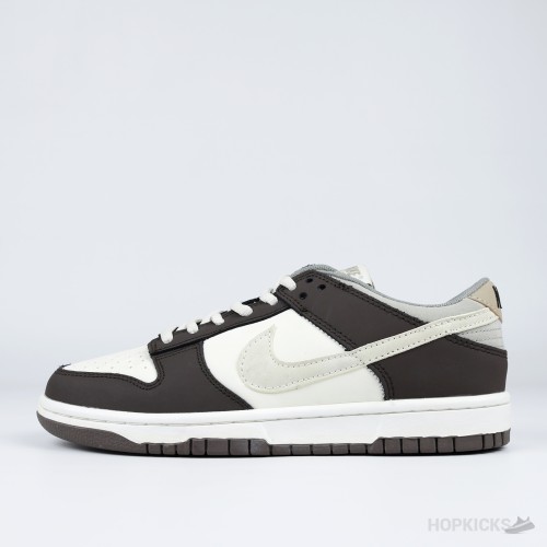 Nike Dunk Low "Baroque Brown/White/Sail" [Without box]