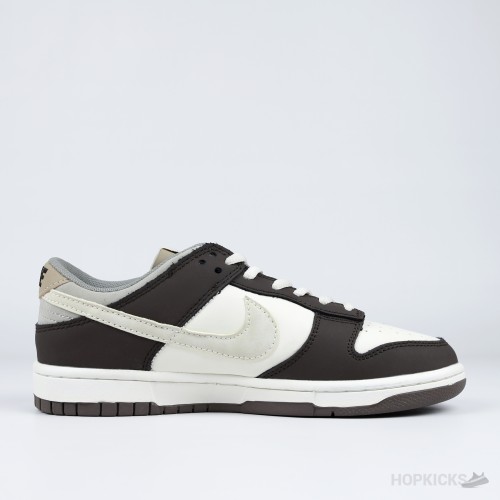 Nike Dunk Low "Baroque Brown/White/Sail" [Without box]