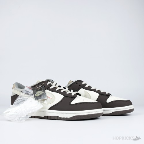Nike Dunk Low "Baroque Brown/White/Sail" [Without box]