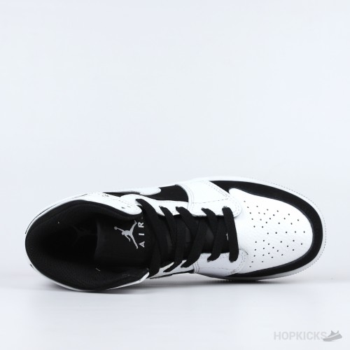 Air Jordan 1 Mid "Black and White" [Without Box]