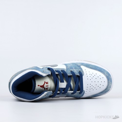 Air Jordan 1 High Silhouette Light Blue [Without Box]