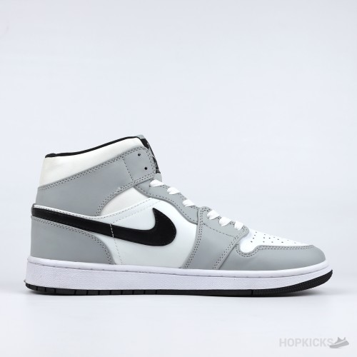 Air Jordan 1 Mid "Light Smoke Grey" [Without Box]