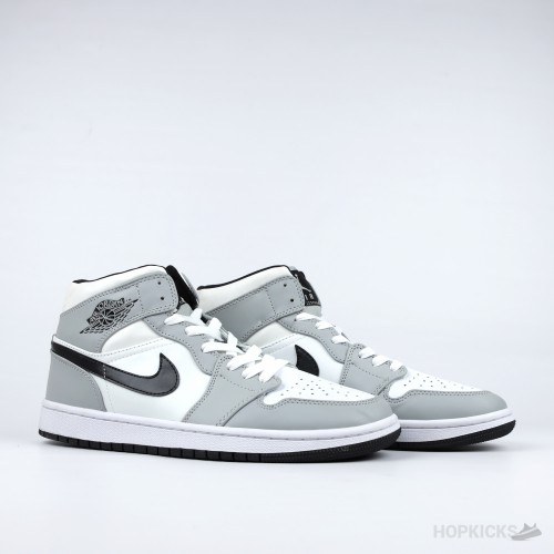 Air Jordan 1 Mid "Light Smoke Grey" [Without Box]