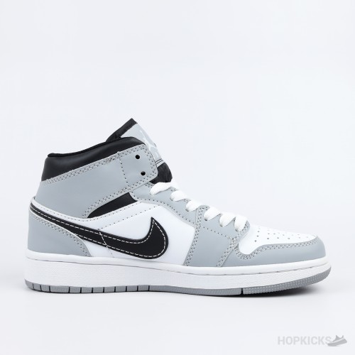 Air Jordan 1 Mid Light Smoke Grey [Without box]