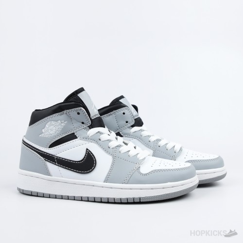 Air Jordan 1 Mid Light Smoke Grey [Without box]