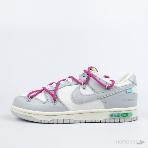 Nike X Off-White Dunk Low "Lot 30" Grey [Without box]
