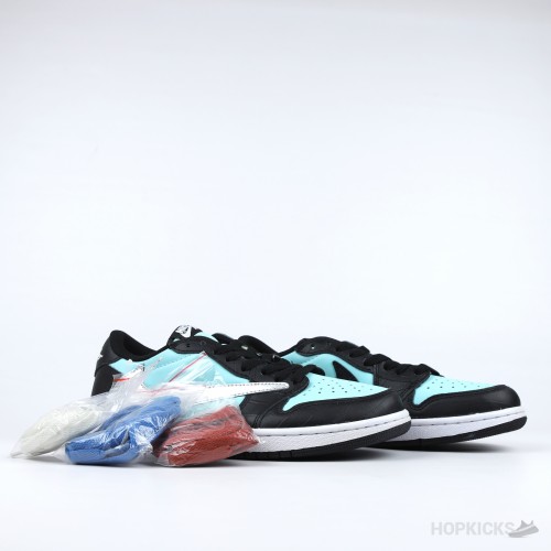 Air Jordan 1 Low Reversed Metallic Swoosh [Without Box]