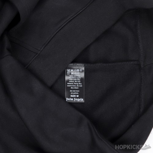 Palm Angels Logo-Print Cotton Hoodie