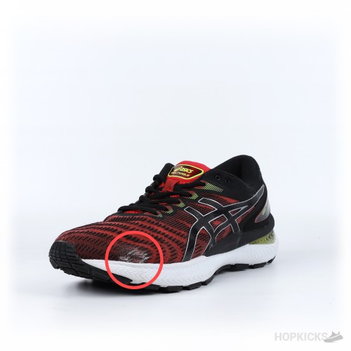 ASICS Gel Nimbus 22 Red Black (Premium Batch) (Slightly Stained)