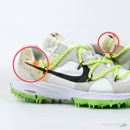 Off-White X Zoom Terra Kiger 5 White (Slightly Stained)